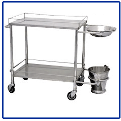 dressing trolley