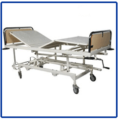 Hi-low intensive care bed
